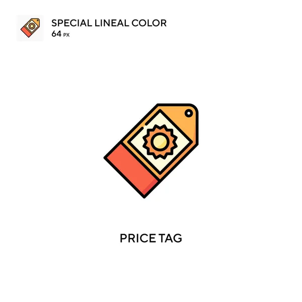 Preisschild Spezielles Lineares Farbvektorsymbol Preisschild Symbole Für Ihr Geschäftsprojekt — Stockvektor