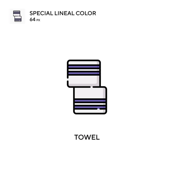 Toalla Icono Especial Vector Color Lineal Iconos Toallas Para Proyecto — Archivo Imágenes Vectoriales