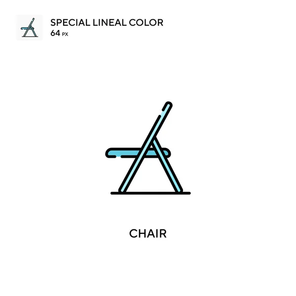 Silla Especial Icono Vector Color Lineal Iconos Silla Para Proyecto — Archivo Imágenes Vectoriales