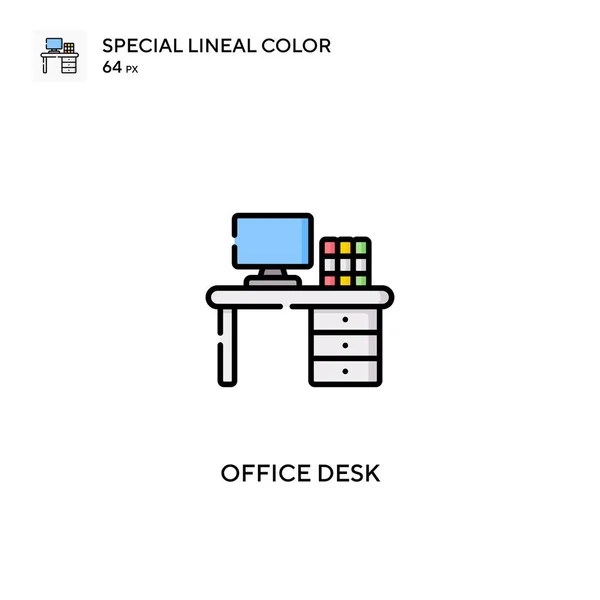 Bureau Speciale Lineal Color Vector Icoon Bureau Pictogrammen Voor Business — Stockvector