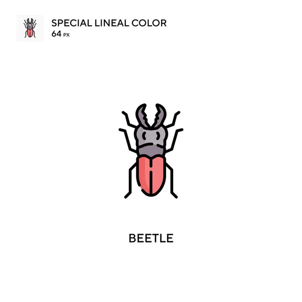 Reetle Special Lineal Color Vector Icon Иконки Жуков Вашего Бизнес — стоковый вектор