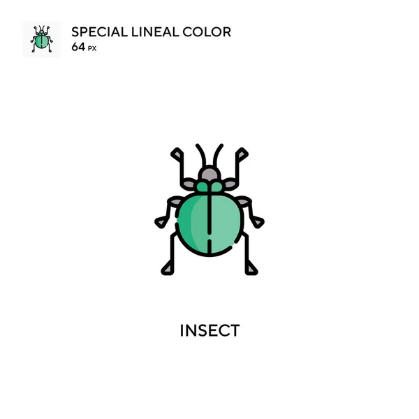 Insect Speciale Lijnkleur Vector Icoon Insect Iconen Voor Business Project — Stockvector