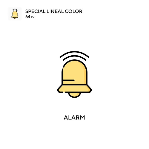Alarm Special Lineal Color Vector Icon Alarm Icons Your Business — Stock Vector