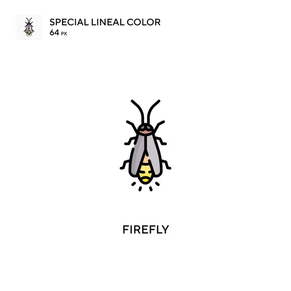 Firefly Ícone Vetorial Cores Linear Especial Ícones Pirilampo Para Seu — Vetor de Stock