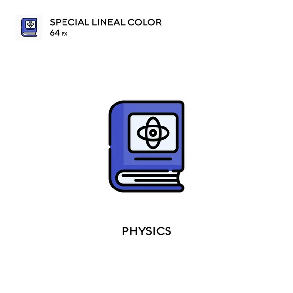 Física Icono Especial Vector Color Lineal Iconos Física Para Proyecto — Vector de stock
