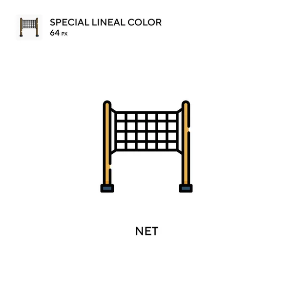 Net Icono Especial Vector Color Lineal Iconos Netos Para Proyecto — Vector de stock