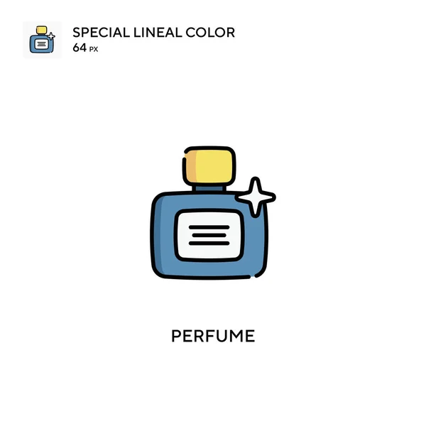香水特殊线形彩色矢量图标 您的商业项目的香水图标 — 图库矢量图片