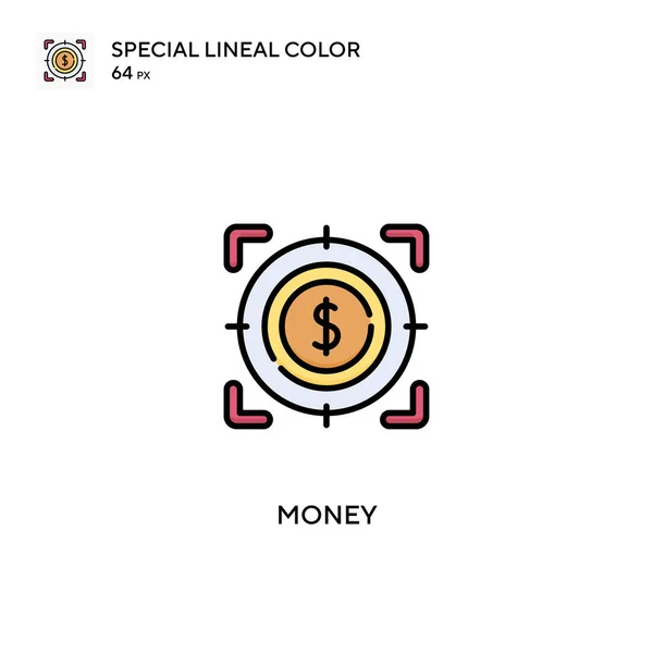 Dinero Icono Especial Vector Color Lineal Iconos Dinero Para Proyecto — Archivo Imágenes Vectoriales