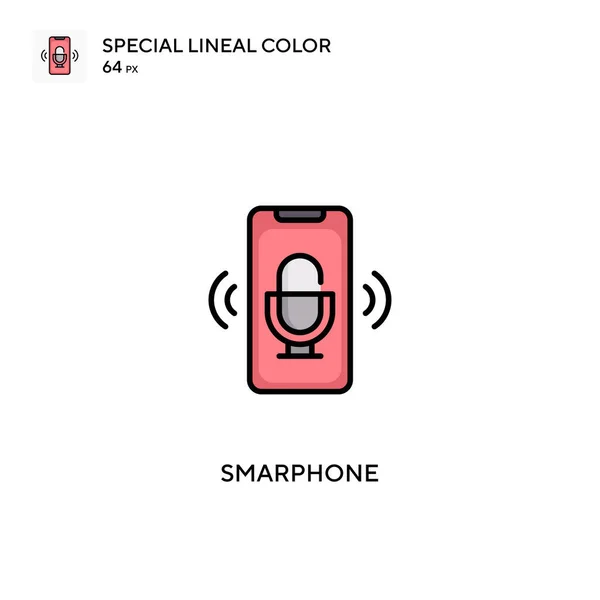 スマートフォン特殊線型カラーベクトルアイコン ビジネスプロジェクトのスマートフォンアイコン — ストックベクタ