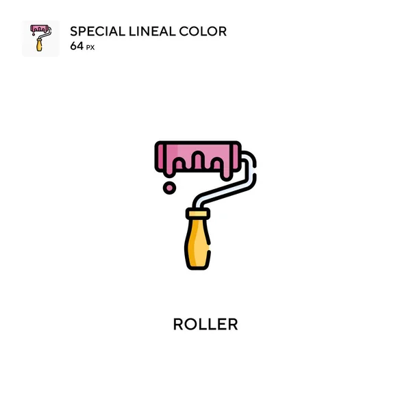 Roller Spezielle Lineare Farbvektorsymbol Rollensymbole Für Ihr Geschäftsprojekt — Stockvektor