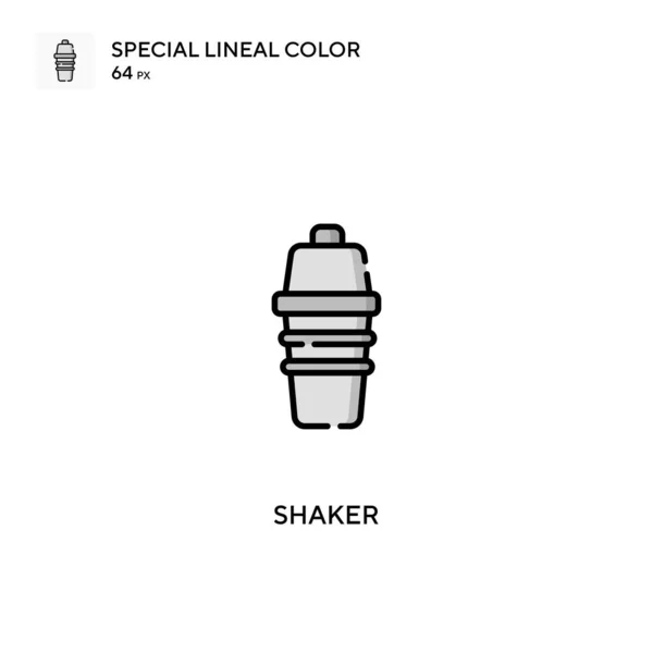 Shaker Special Lineal Color Vector Icon Shaker Icons Your Business — Stock Vector