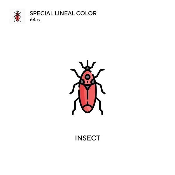 Insect Speciale Lijnkleur Vector Icoon Insect Iconen Voor Business Project — Stockvector