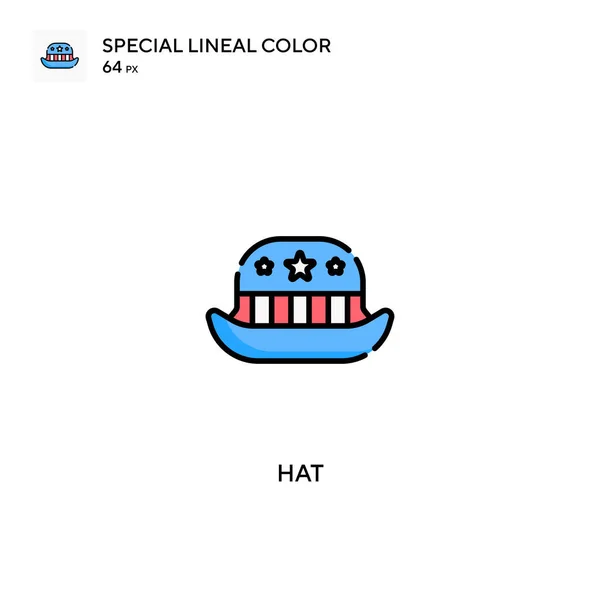 Особый Цветовой Вектор Значки Шляпы Вашего Бизнес Проекта — стоковый вектор
