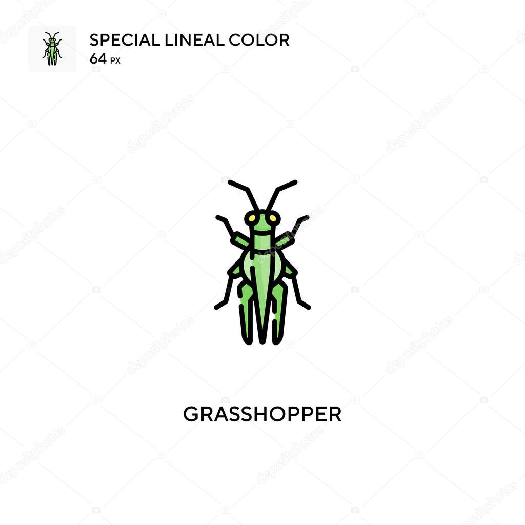 Grasshopper Special lineal color vector icon. Grasshopper icons for your business project