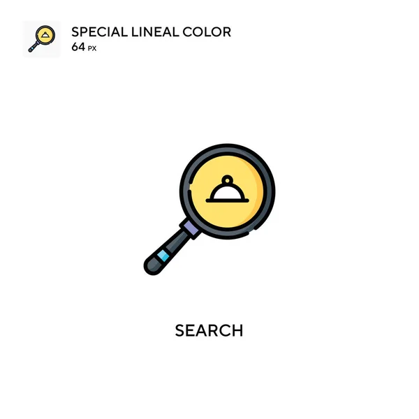 Rechercher Spécial Lineal Icône Vectorielle Couleur Rechercher Des Icônes Pour — Image vectorielle