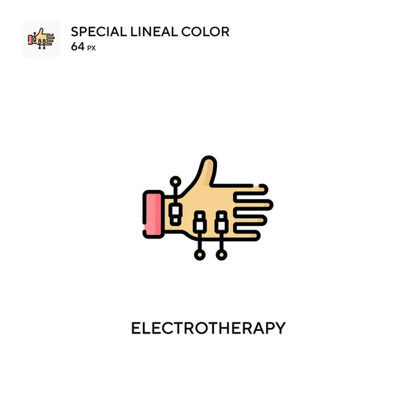 Electroterapia Icono Especial Vector Color Lineal Iconos Electroterapia Para Proyecto — Vector de stock