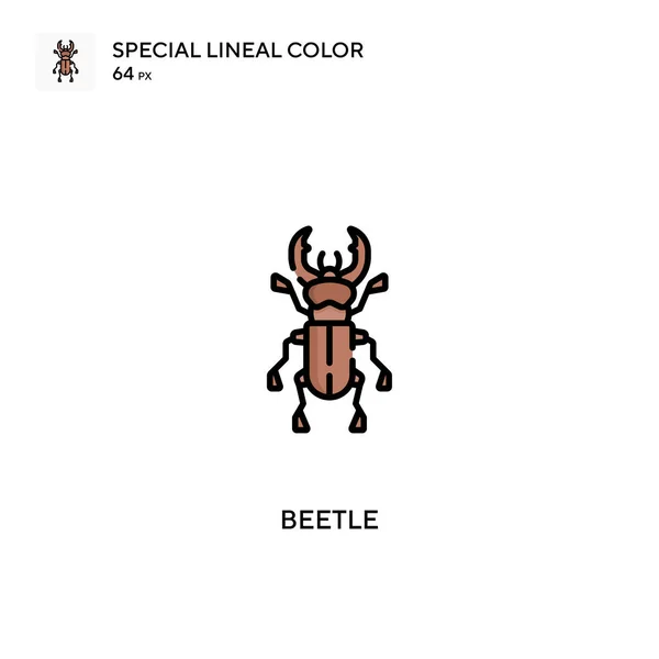 Reetle Special Lineal Color Vector Icon Иконки Жуков Вашего Бизнес — стоковый вектор