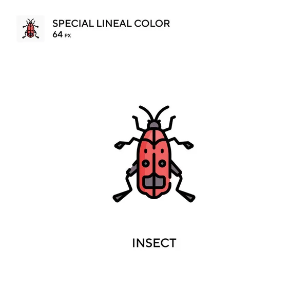 Insect Speciale Lijnkleur Vector Icoon Insect Iconen Voor Business Project — Stockvector