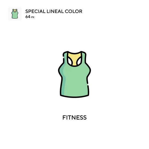 Fitness Speciale Lineal Color Vector Icoon Fitness Iconen Voor Business — Stockvector