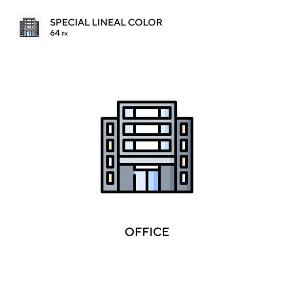 Office Special Lineal Color Vector Icoon Kantoorpictogrammen Voor Bedrijfsproject — Stockvector