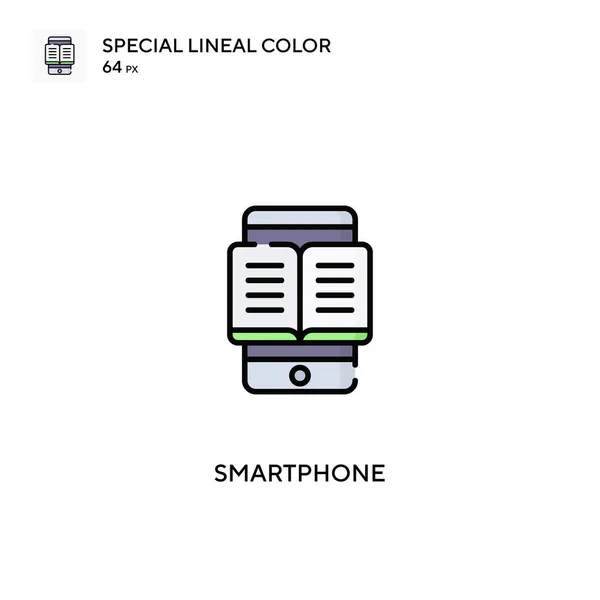Smartphone Spezielles Lineares Farbvektorsymbol Smartphone Symbole Für Ihr Geschäftsprojekt — Stockvektor