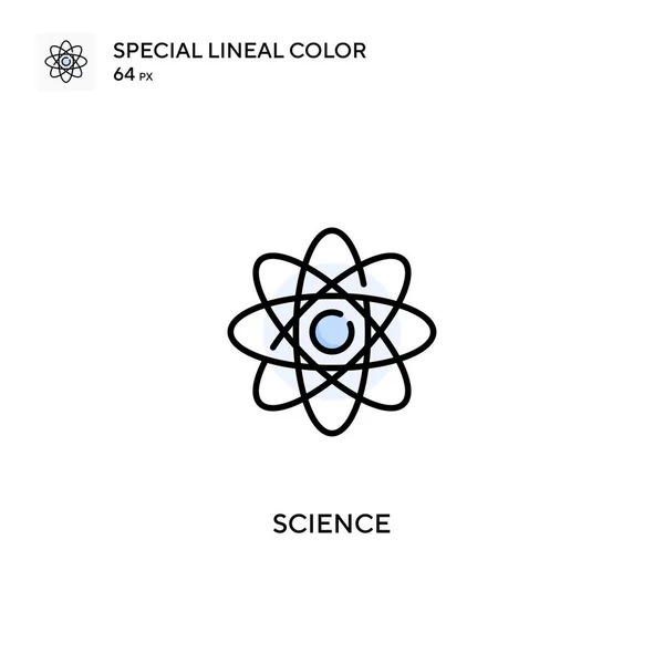 Ciencia Icono Especial Vector Color Lineal Iconos Ciencia Para Proyecto — Vector de stock