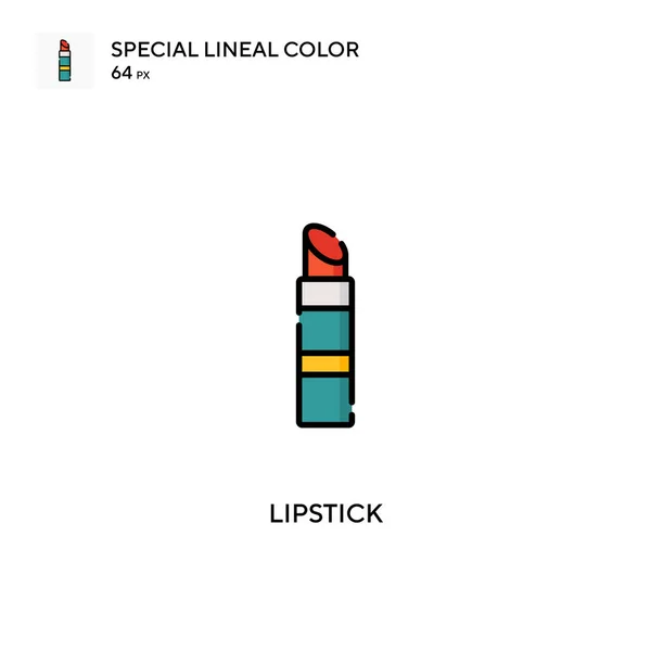 Lipstick Special Lineal Color Vector Icon Lipstick Icons Your Business — Stock Vector