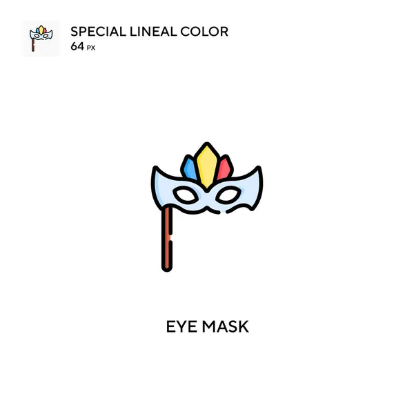 Μάσκα Ματιών Ειδικό Εικονίδιο Διάνυσμα Χρώματος Lineal Εικονίδια Μάσκα Ματιών — Διανυσματικό Αρχείο