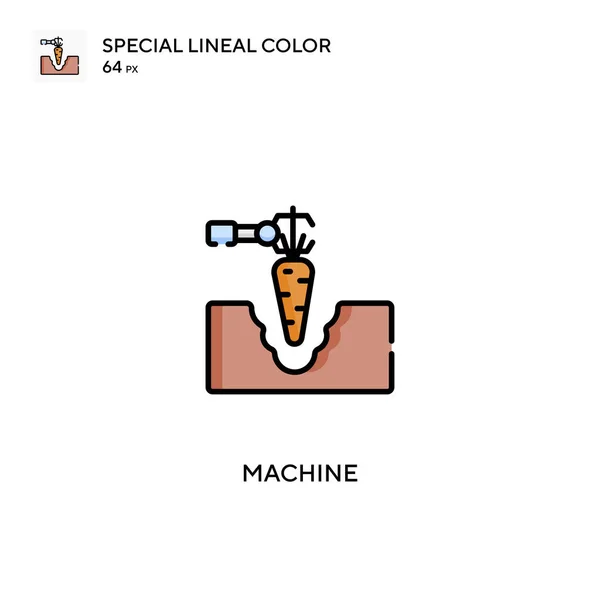 Machine Special Lineal Color Vector Icon Machine Icons Your Business — Stock Vector