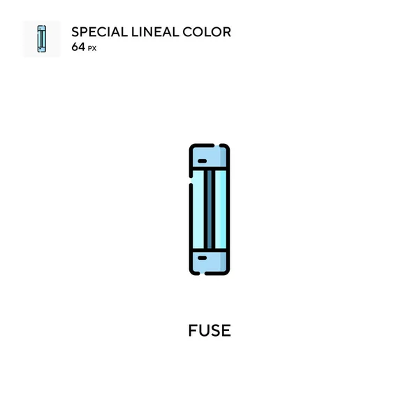 Fuse Special Lineal Color Vector Icon Fuse Icons Your Business — Stock Vector