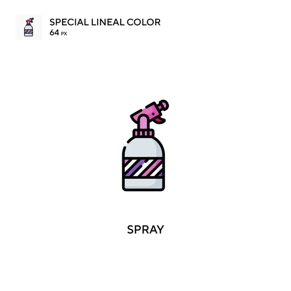 Spray Icono Especial Vector Color Lineal Iconos Pulverización Para Proyecto — Vector de stock