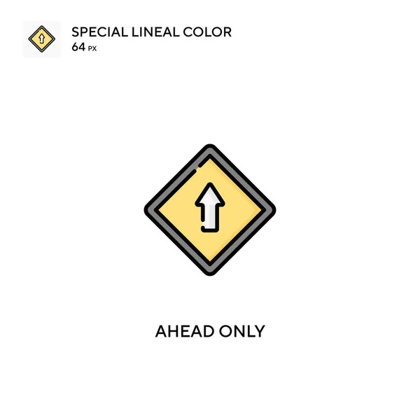 Framför Endast Special Linjal Färg Vektor Ikon Framför Bara Ikoner — Stock vektor