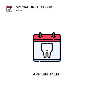 Özel doğrusal renk vektörü ikonu ataması. İş projeniz için atama simgeleri