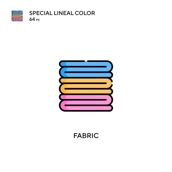Stoff Spezielles Lineares Farbvektorsymbol Stoffsymbole Für Ihr Geschäftsprojekt — Stockvektor