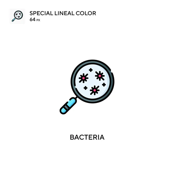 Bacterias Icono Especial Vector Color Lineal Iconos Bacterias Para Proyecto — Vector de stock