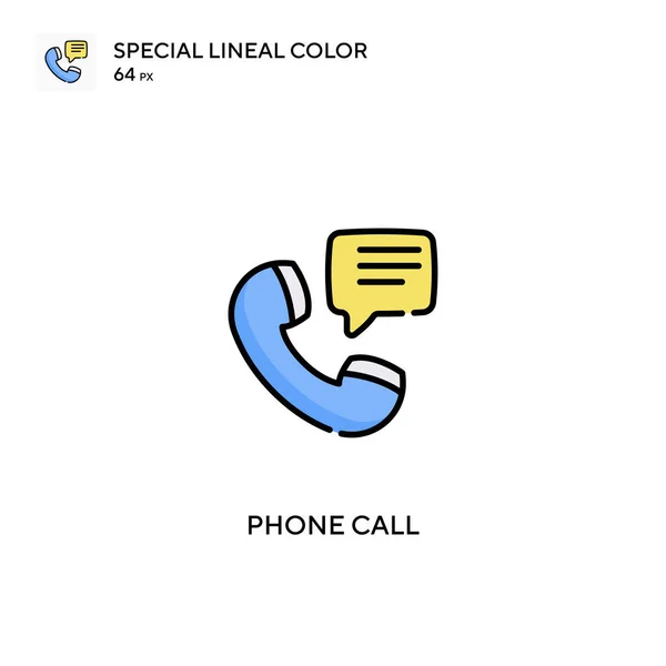 Τηλέφωνο Ειδική Γραμμή Χρώμα Διάνυσμα Εικονίδιο Εικονίδια Τηλεφωνικών Κλήσεων Για — Διανυσματικό Αρχείο