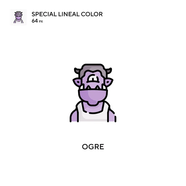 Εικόνα Διάνυσμα Χρώματος Ogre Special Lineal Εικονίδια Ogre Για Την — Διανυσματικό Αρχείο