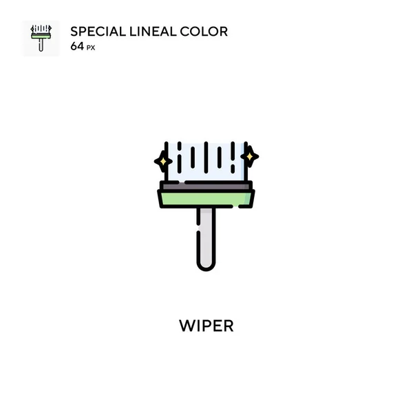 Значок Wiper Special Lineal Color Vector Иконки Wiper Вашего Бизнес — стоковый вектор