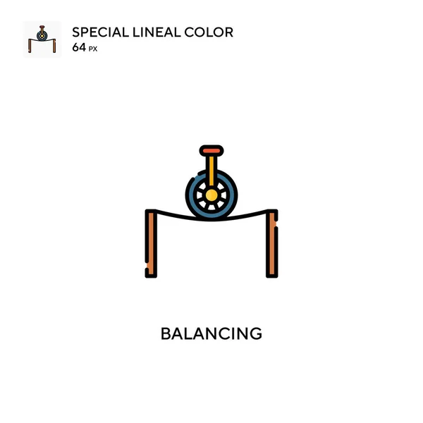 Equilibrio Icono Especial Vector Color Lineal Equilibrio Iconos Para Proyecto — Vector de stock