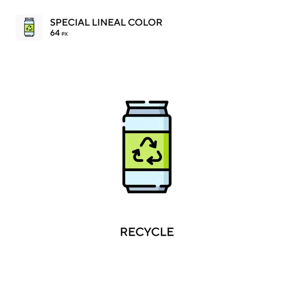 Значок Вектора Цвета Recycle Special Reycle Icons Your Business Project — стоковый вектор