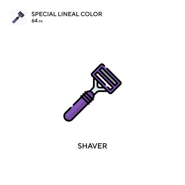 Shaver Icono Especial Vector Color Lineal Iconos Afeitadora Para Proyecto — Vector de stock