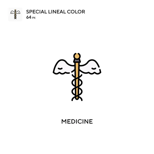 Medicina Icono Especial Vector Color Lineal Iconos Medicina Para Proyecto — Vector de stock