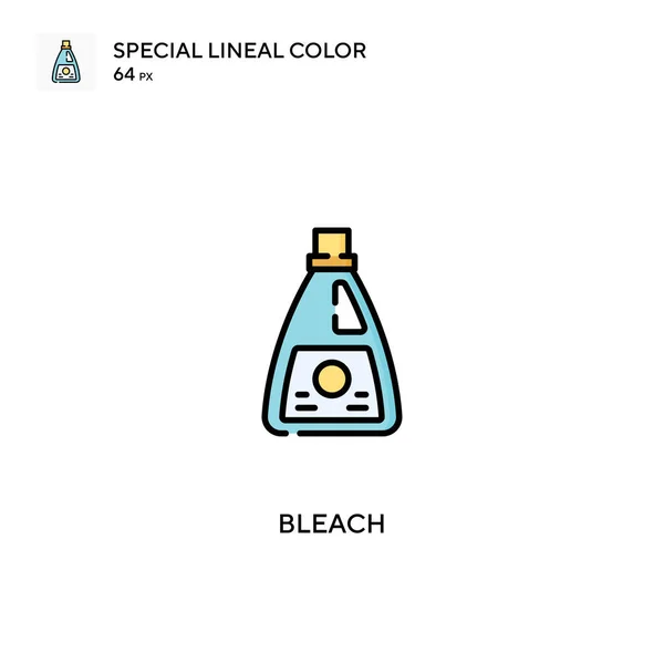 Bleach Special Lineal Color Vector Icon 비즈니스 프로젝트를 아이콘 — 스톡 벡터