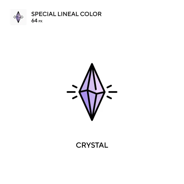 Icono Vector Color Lineal Crystal Special Iconos Cristal Para Proyecto — Archivo Imágenes Vectoriales
