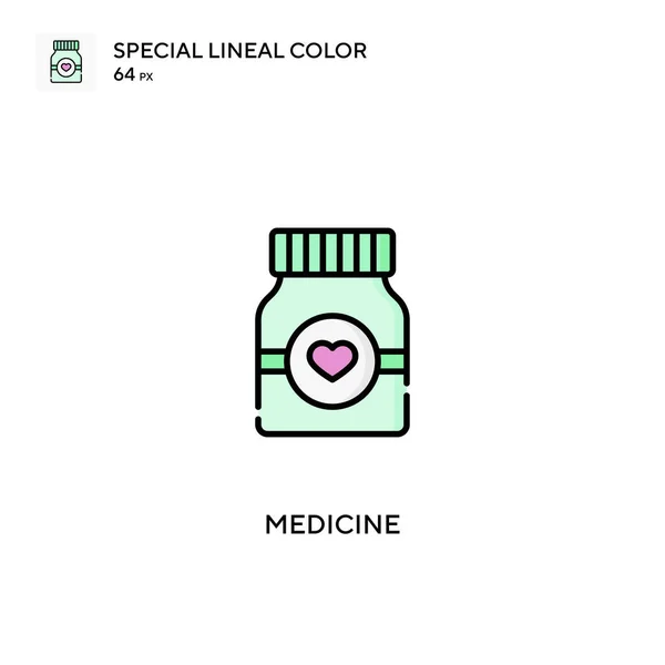 Medicina Icono Especial Vector Color Lineal Iconos Medicina Para Proyecto — Vector de stock