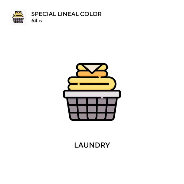 Laundry Special Lineal Color Vector Icon Laundry Icons Your Business — Stock Vector
