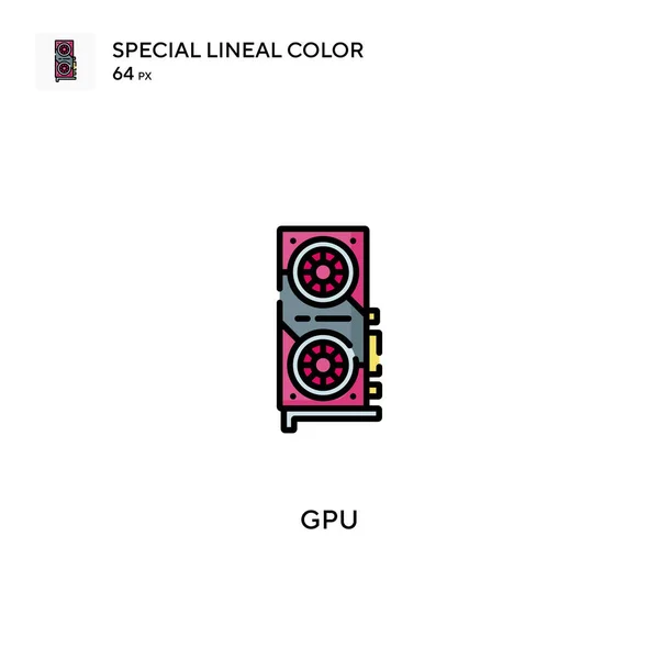 Иконка Gpu Special Lineal Color Vector Иконки Gpu Вашего Бизнес — стоковый вектор