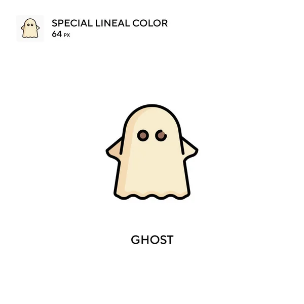 Ghost Special Lineal Color Vector Icoon Ghost Iconen Voor Business — Stockvector