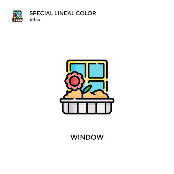 Вікно Спеціальна Піктограма Лінійного Кольору Піктограми Вікон Вашого Бізнес Проекту — стоковий вектор