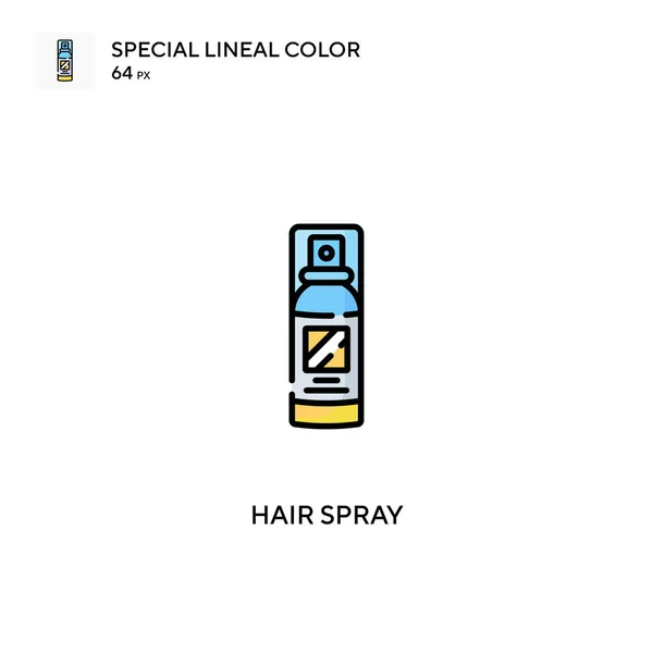 Spray Para Cabello Icono Vector Color Lineal Especial Iconos Spray — Vector de stock